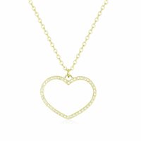 Collana Brand Donna Crystal love in Acciaio Cristallo 03NK039G